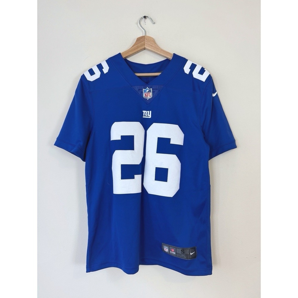 Nike New York Giants NFL‎ Saquon Barkley Official Blue Jersey - Small